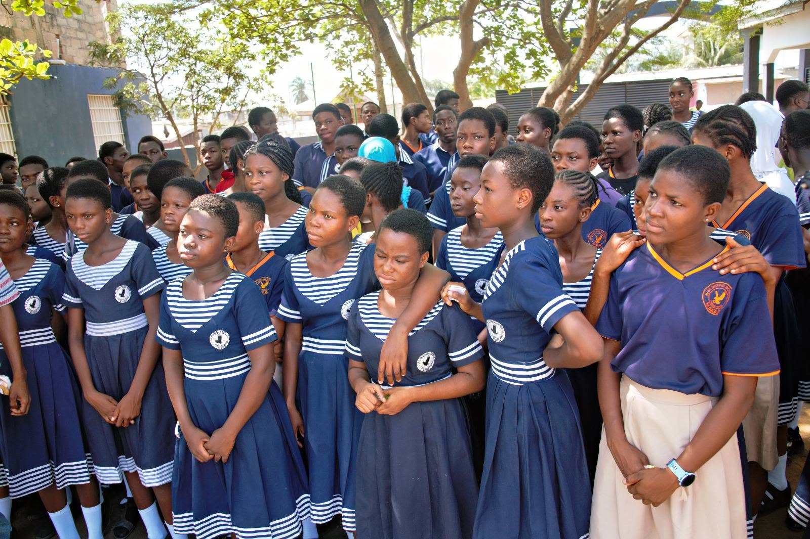 St. Michael’s School students gather for educational support