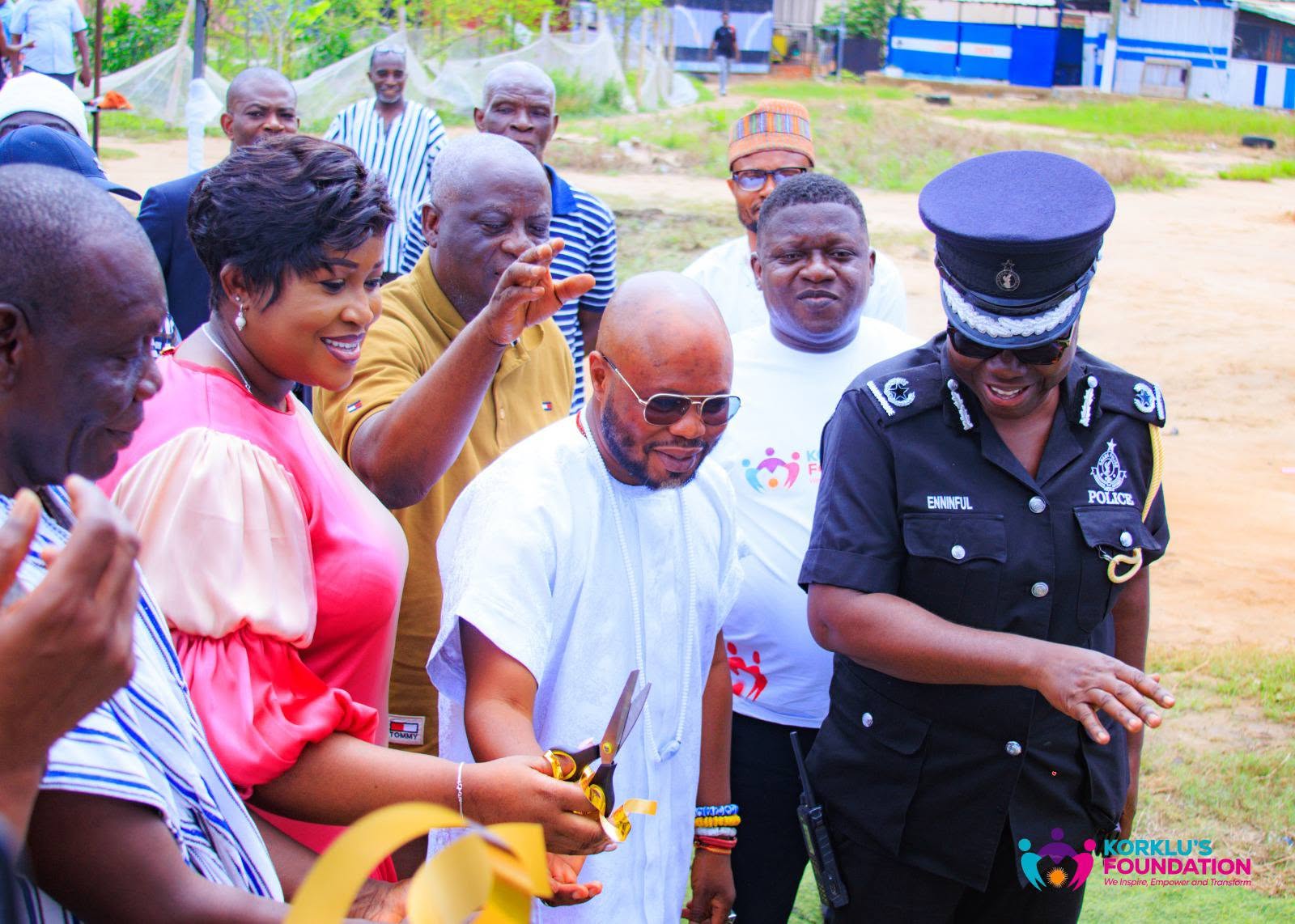 Korklu’s Foundation Commissions Rehabilitated Borehole at Nungua Police Station — project photo 3