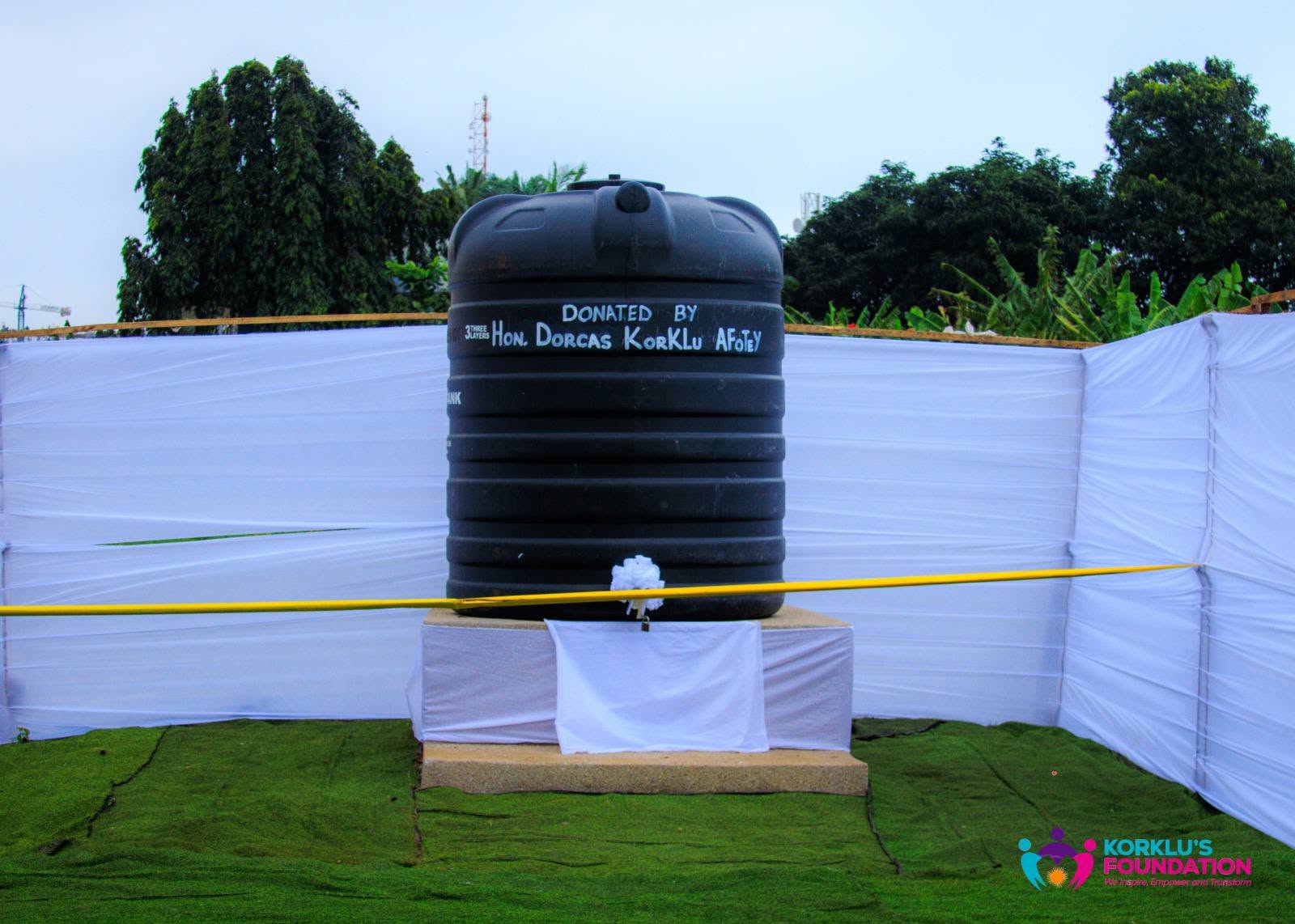 Korklu’s Foundation Commissions Rehabilitated Borehole at Nungua Police Station — project photo 2